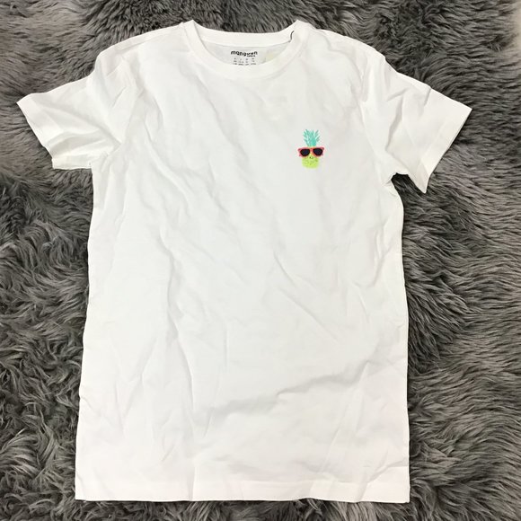 Manguun | Kids T-shirt | White | Pineapple